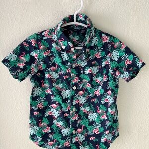 Tropical Print Kids Shirt